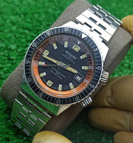 Vintage sicura breitling diver - sicura,