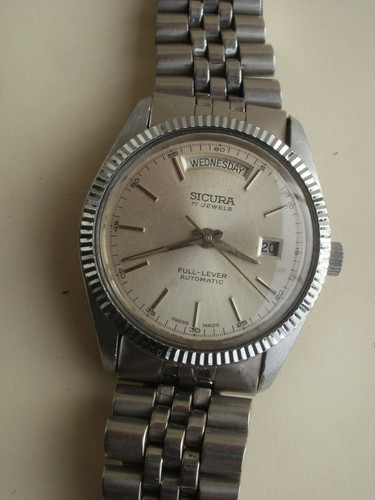 Sicura day date men - 's, cal.1238
