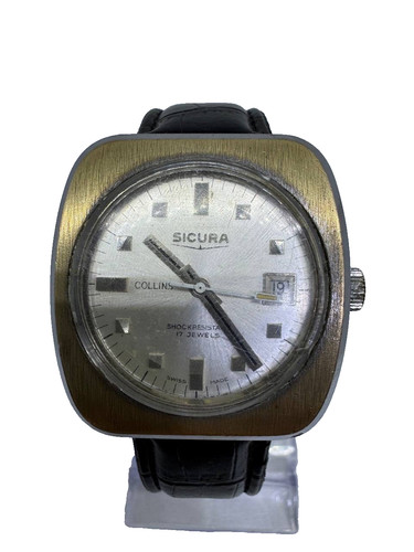 Vintage watch sicura - sicura, collins